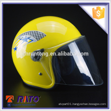 Professional design stylish yellow full-face motorcycle helmet